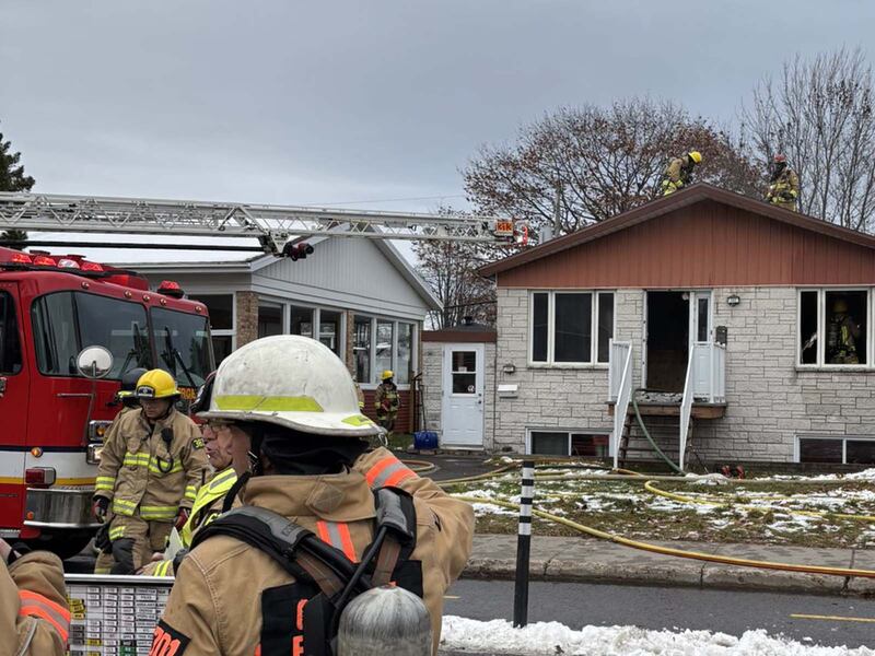 Une trentaine de pompiers mobilisés pour combattre un incendie à Québec